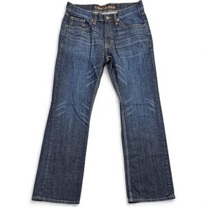 Cody James Straight Leg Blue Denim Jeans Western Rodeo Cowboy Mens 32x32 Zip Fly